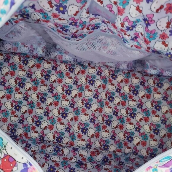NWT Vera Bradley x Hello Kitty LIMITED EDITION large duffle bag - Picture 3 of 5